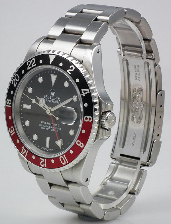 Rolex Oyster Perpetual GMT Master II With Stainless Steel Oyster Bracelet 16710