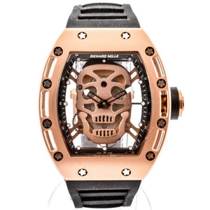 Richard Mille Skull Rose Gold